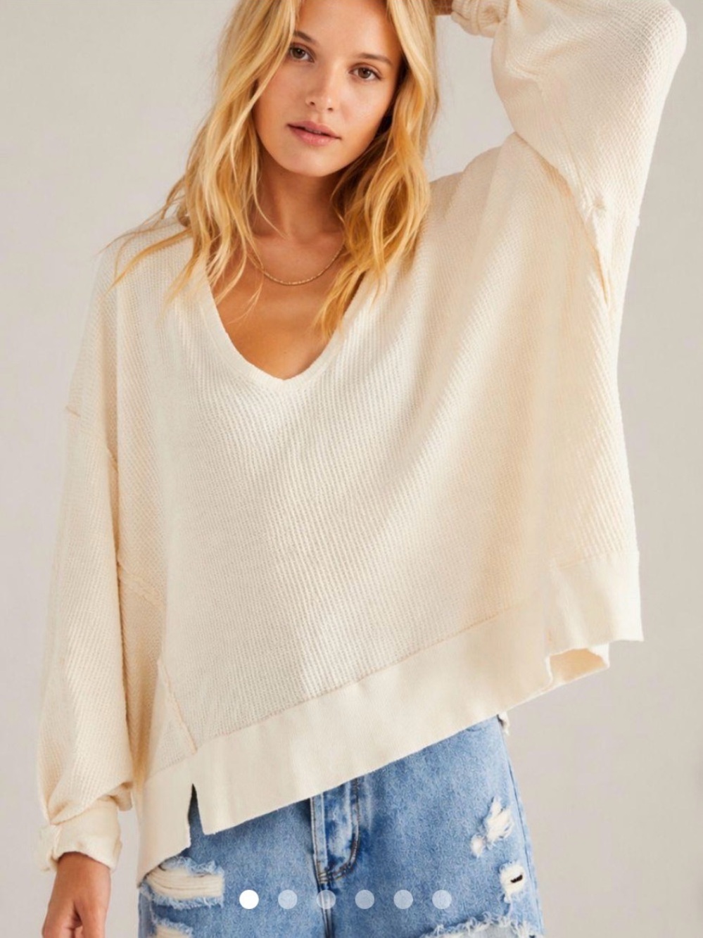 We the free butter cup thermal, cream XS